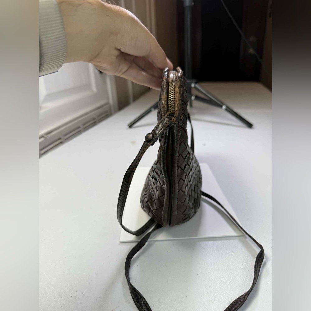 Bottega Veneta Intrecciato Crossbody Bag,  Vintage . Brown - Picture 13 of 15